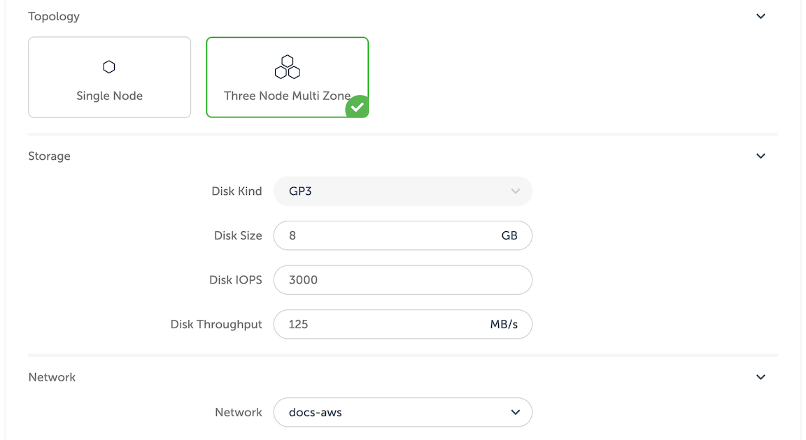 AWS cluster third part